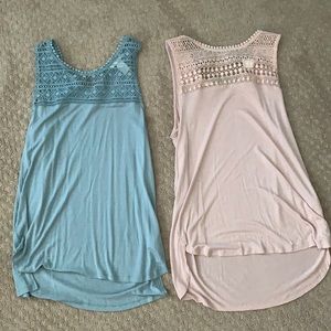 Tank top with lace